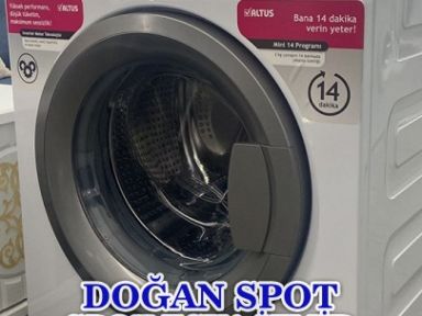 Spotçu İzmir Altus AL 7103 D A +++ Sınıfı 7 Kg Yıkama 1000 Devir Çamaşır Makinesi Alanlar